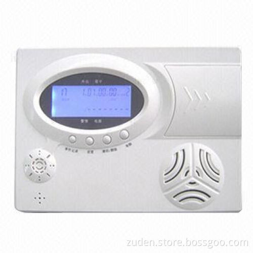 GSM Alarm System with Wireless Plus PSTN Wired Telephone Network, LCD Display, Built-in Siren